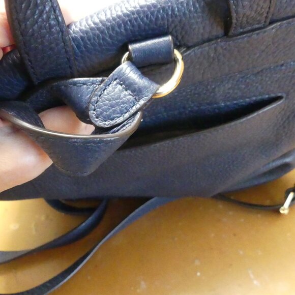 Michael Kors Navy Blue Backpack - Picture 4 of 7